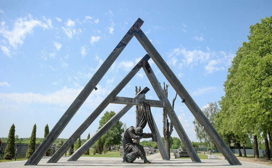 Открытие мемориального комплекса памяти сожженных деревень Могилевской области